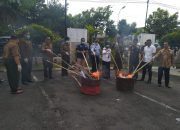 Ribuan Barang Bukti Tindak Pidana Dimusnahkan Kejari Blora