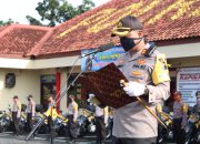 Kapolres Blora Pimpin Sertijab Kabag Ops, Kasat Reskrim dan Empat Kapolsek