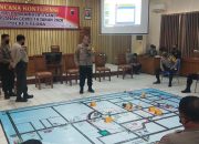 Antisipasi Kontijensi Operasi Aman Nusa II, Polres Blora Gelar Tactical Floor Game
