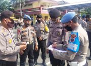 Tegakkan Disiplin, Wakapolres Blora Cek Sikap Tampang dan Kelengkapan Anggota