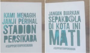 Suporter Persikaba Blora Tagih Janji Pemkab Blora Segera Bangun Stadion