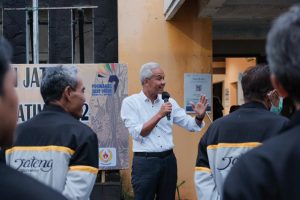 Lepas Atlet Wartawan ke Porwanas 2022, Ganjar Doakan Jateng Juara