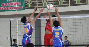 Tim Bola Voli Putra Surakarta dan Kota Semarang Menang di Laga Pembuka Kualifikasi Porprov Jateng