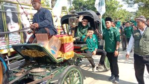 Antarkan 45 Bakal Caleg PKB ke KPU, Menaiki Kereta Kencana Bupati Blora Dikawal Ratusan Konvoi Motor