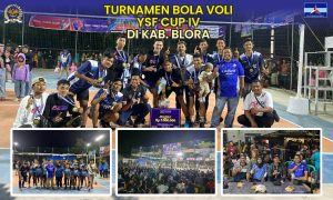Harmusa Oktaviani Apresiasi Turnamen Bola Voli YSF Cup IV
