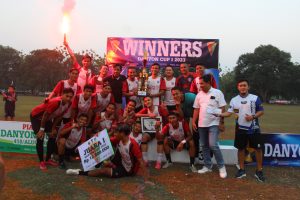 Cepu Putra Juarai Turnamen Sepakbola Danyon Cup I 2022
