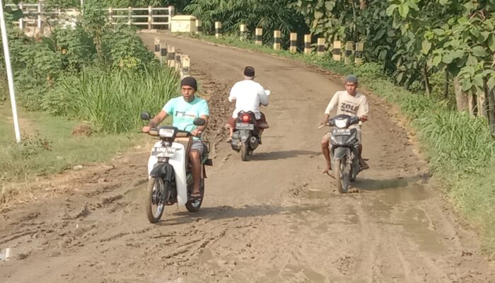 Tanah Urugan Cemari Jalan, Belasan Motor Tergelincir di Pipes Ngawen