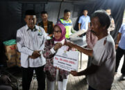 Wabup Blora Temui dan Serahkan Bantuan Warga Terdampak Longsor di Cepu.