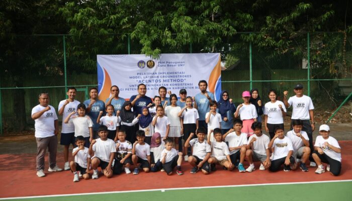 UNY Dorong Prestasi Petenis Cilik Blora Lewat Metode Latihan Baru