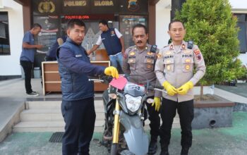 Satreskrim Polres Blora Ringkus 3 Pelaku Curanmor Spesialis Lintas Daerah
