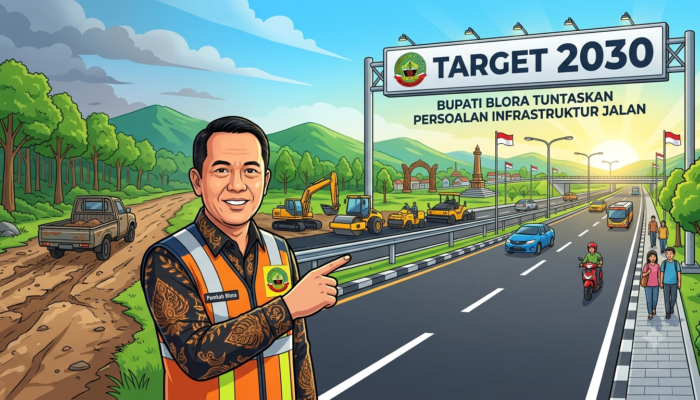 Target 2030, Bupati Blora Tuntaskan Persoalan Infrastruktur Jalan