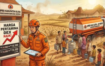 Harga Pertamina Dex Melonjak, Distribusi Air Bersih BPBD Blora Terancam Terganggu