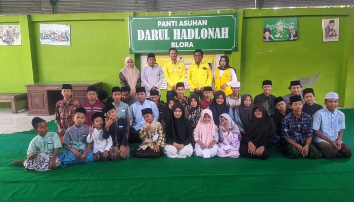 Kado Ulang Tahun Bahlil Lahadalia, DPD Golkar Blora Santuni Anak Yatim