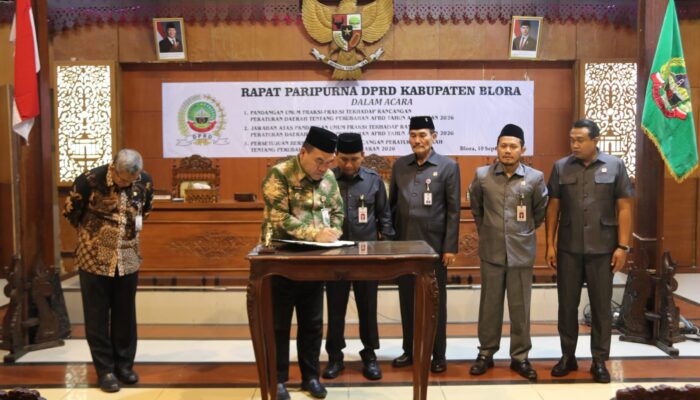 DPRD dan Bupati Blora Sepakati Perubahan APBD 2026