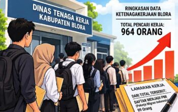 Pencari Kerja Blora Tembus 964 Orang, 99 Orang Daftar Jadi PMI
